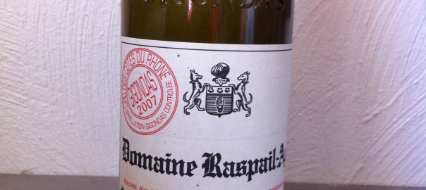 Gigondas Raspail Ay 2007